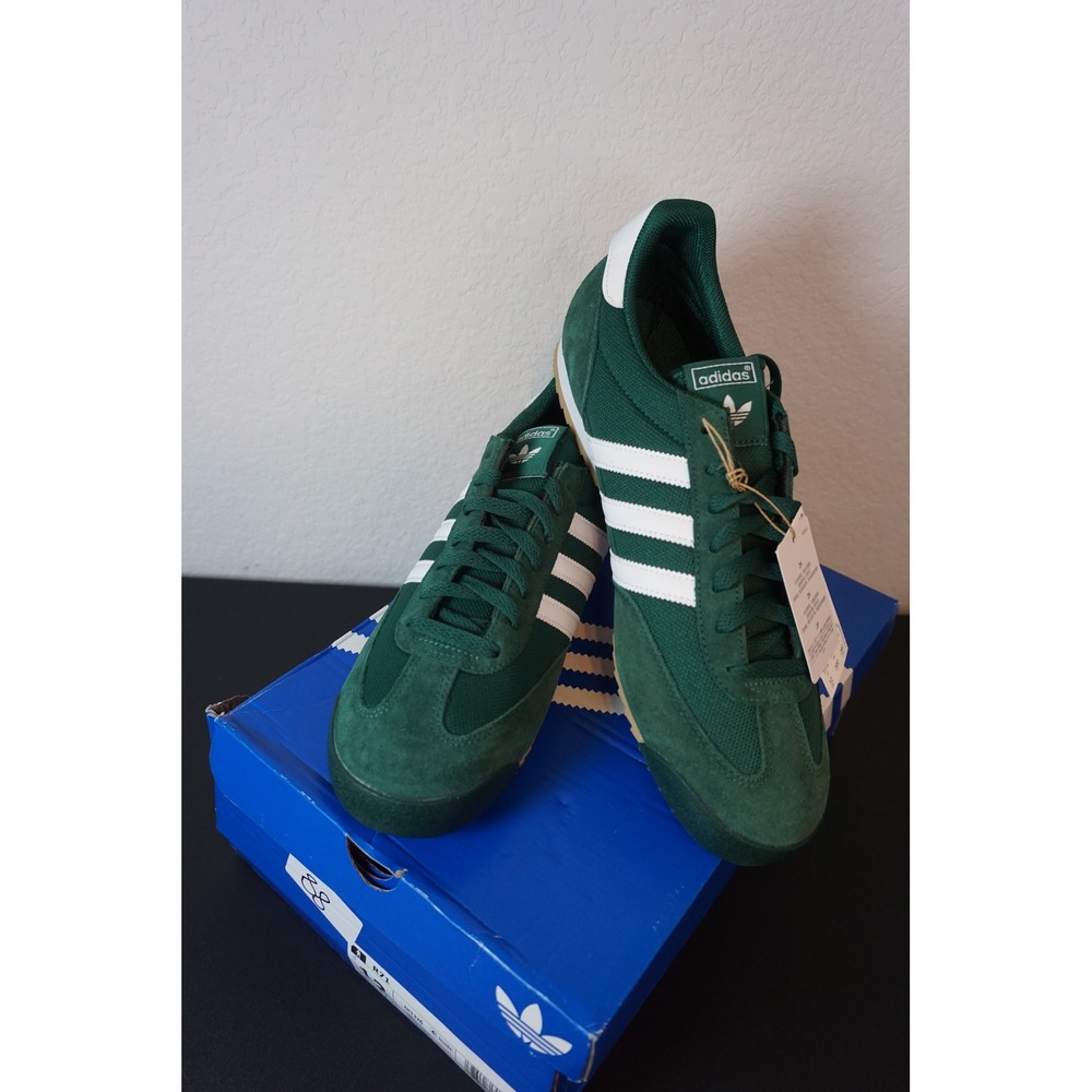 Adidas Originals Dragon Collegiate Green White Suede IH1326 Mens 12